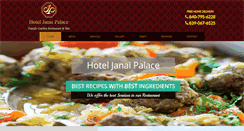 Desktop Screenshot of hoteljanaipalace.com